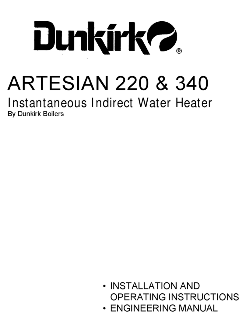 Dunkirk ARTESIAN 220 User manual