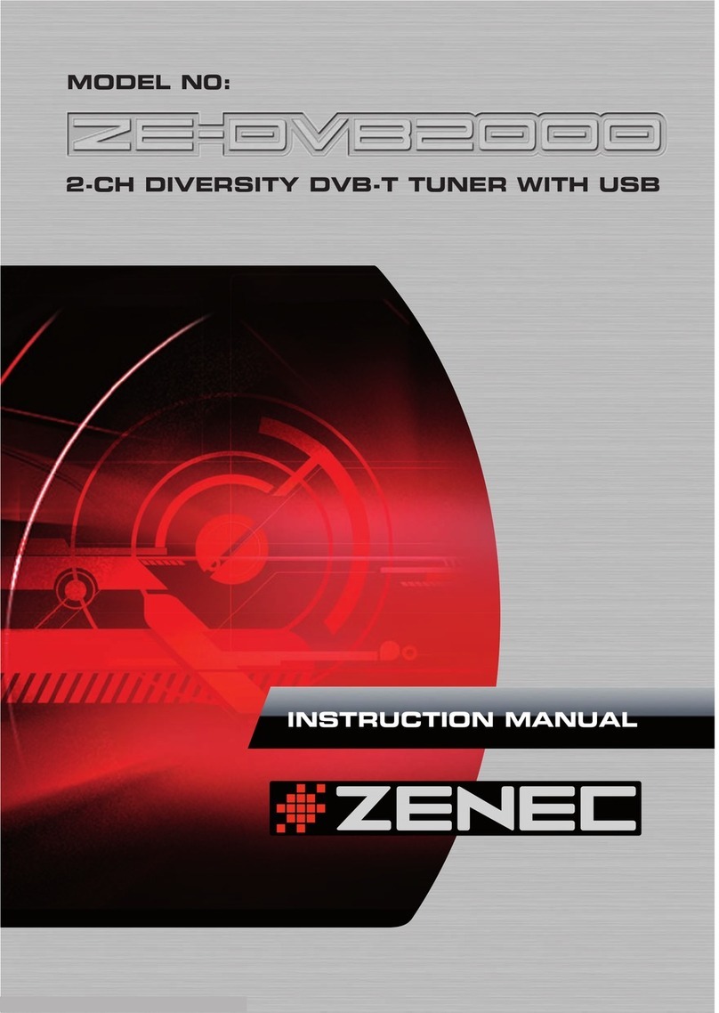 ZENEC ZE-DVB2000 User manual