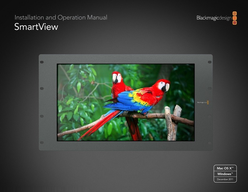 Blackmagicdesign SmartView Duo User manual