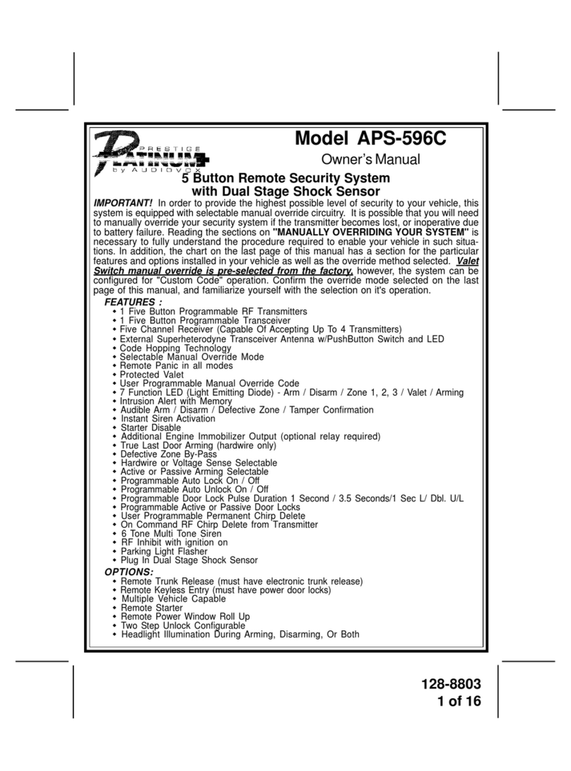Platinum APS-596C User manual