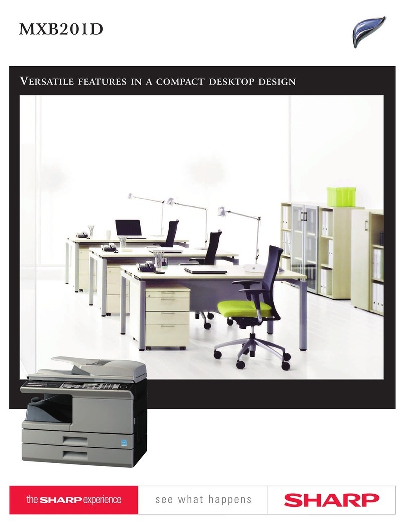 Sharp MX-B201D User manual