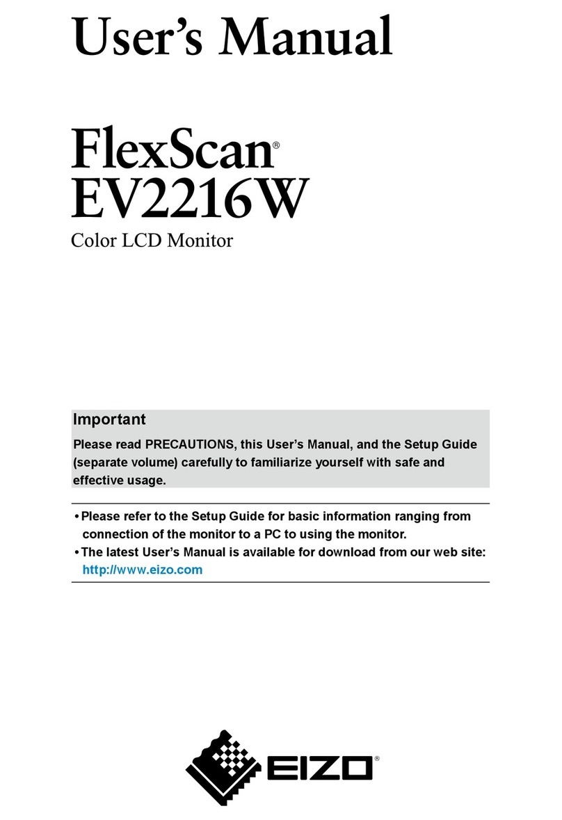 Eizo FlexScan EV2216W User manual