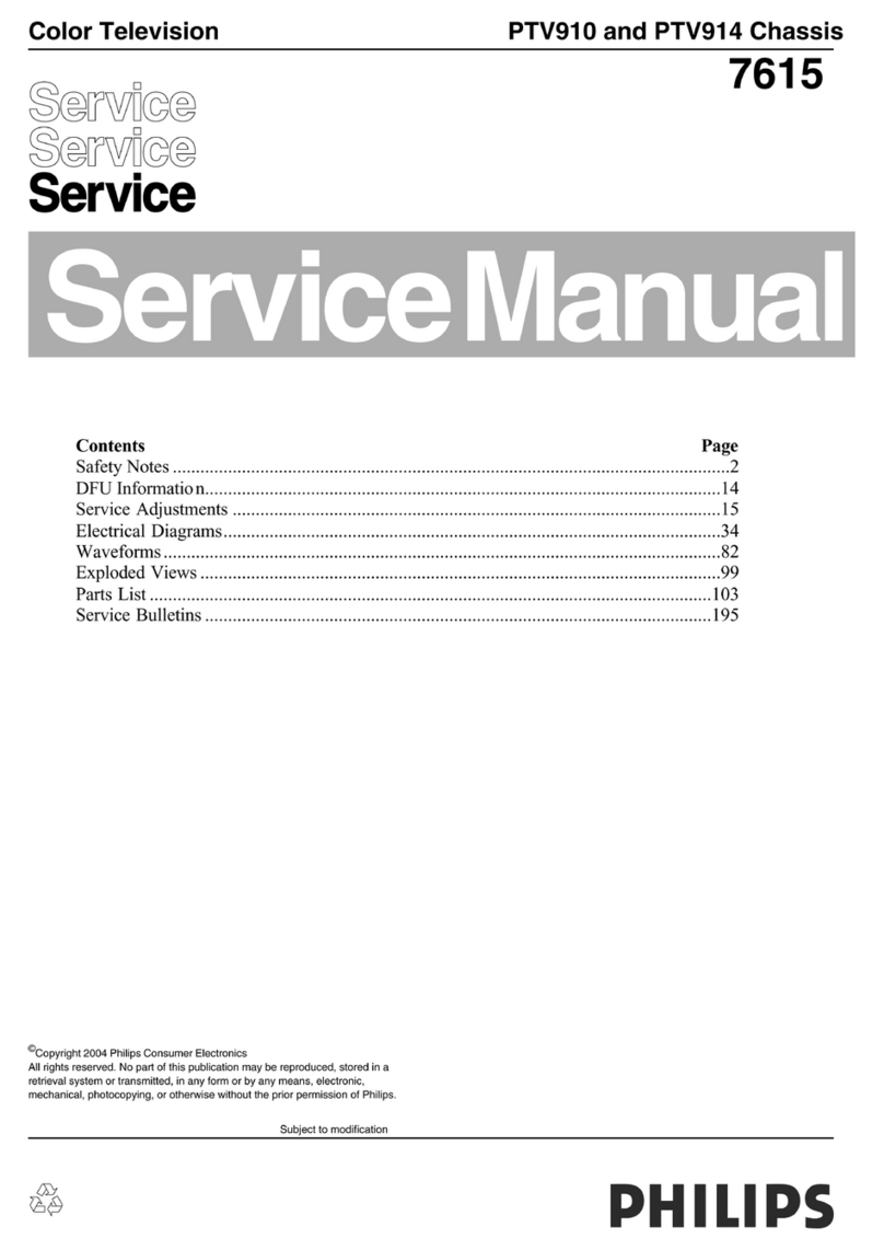 Philips PTV910 User manual