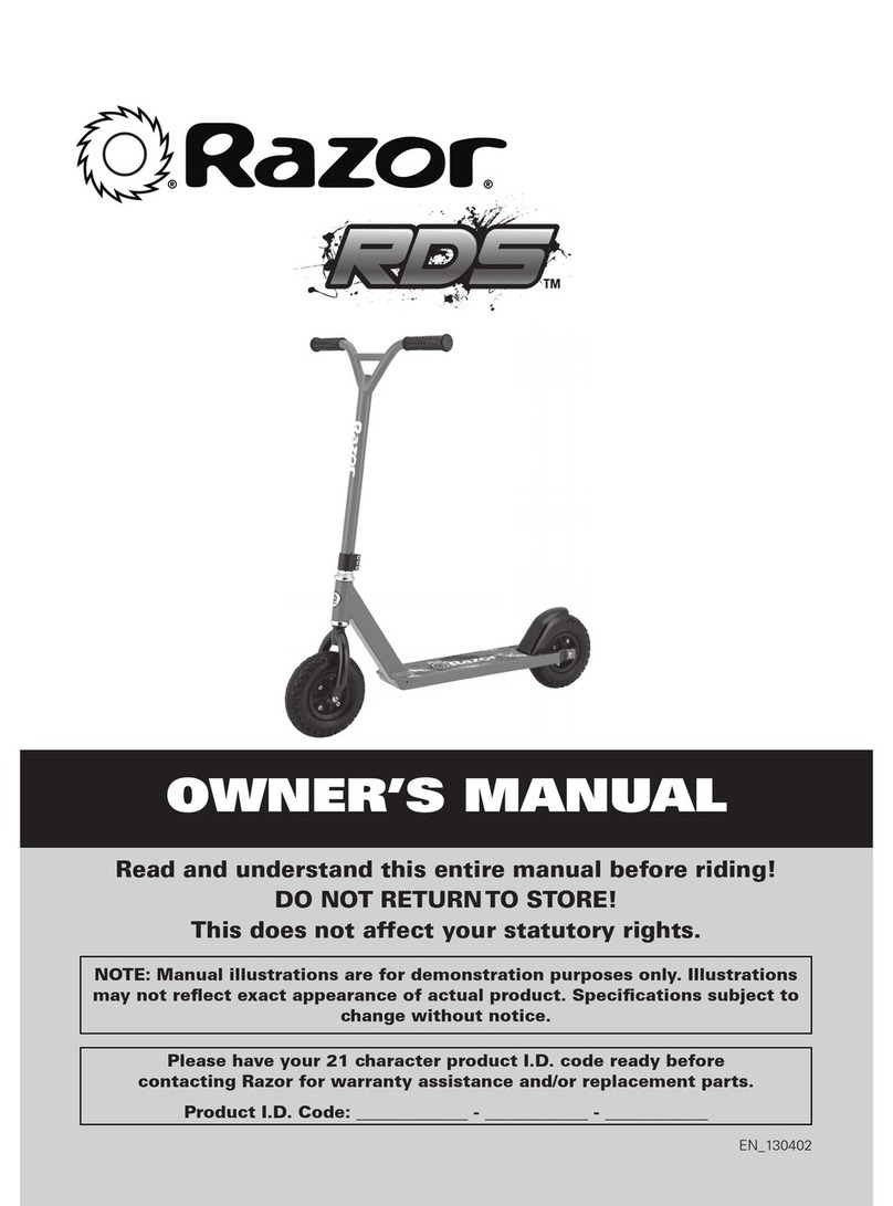 Razor RDS User manual