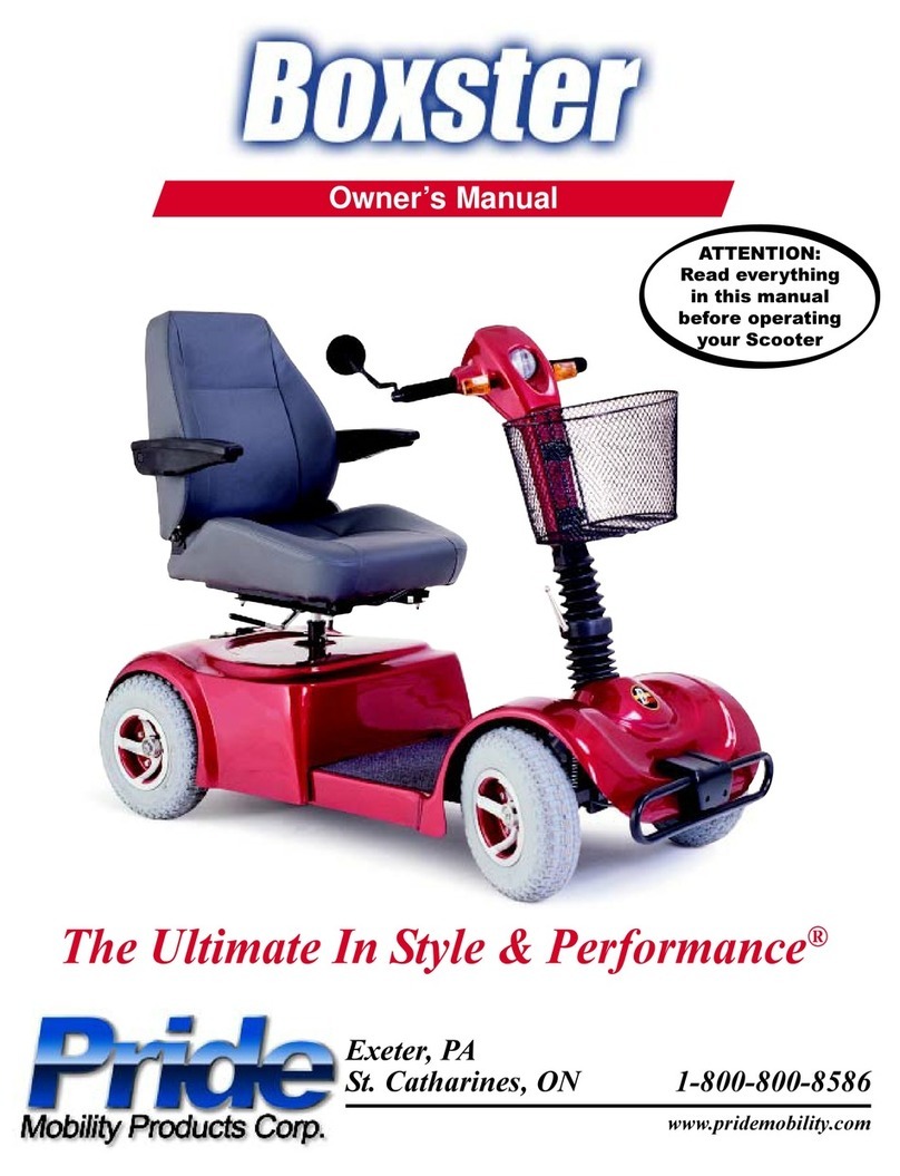Pride Boxter User manual