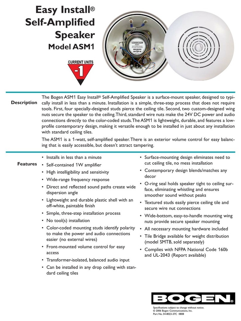 Bogen Easy Install User manual