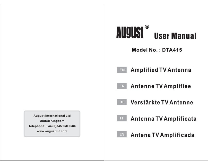 August DTA415 User manual