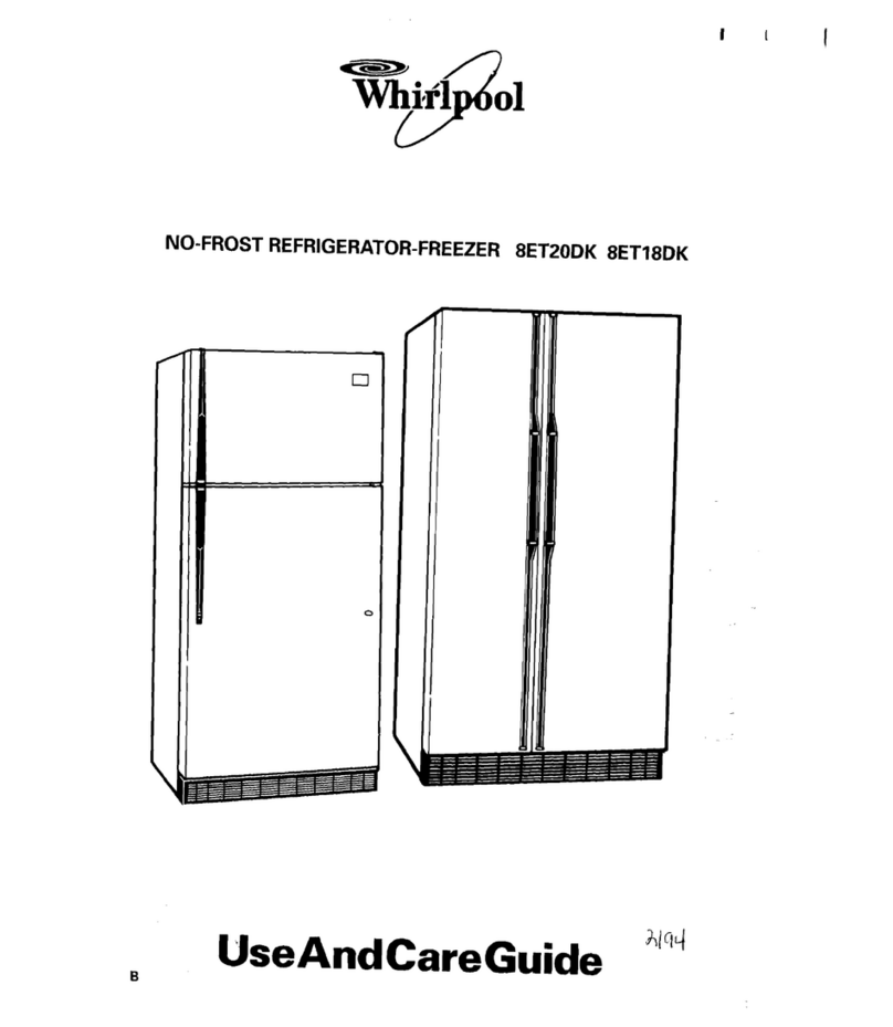 Whirlpool 8ET18DK User manual