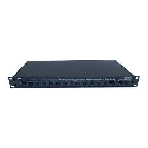 Extron electronics MPS 112 User manual