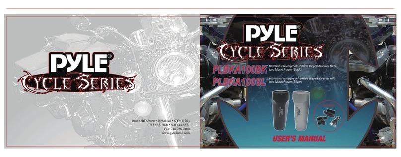 Pyle PLBKA100BK User manual