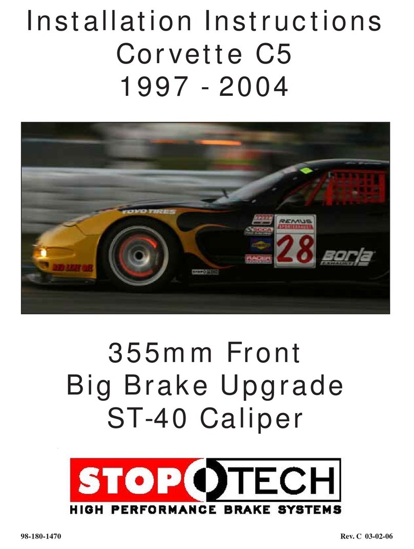 StopTech ST-40 Caliper User manual