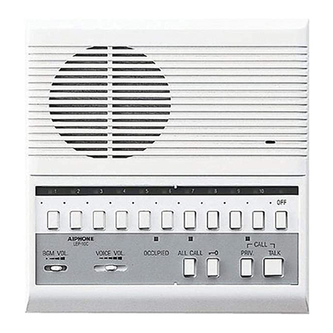 Aiphone LEF-5C User manual