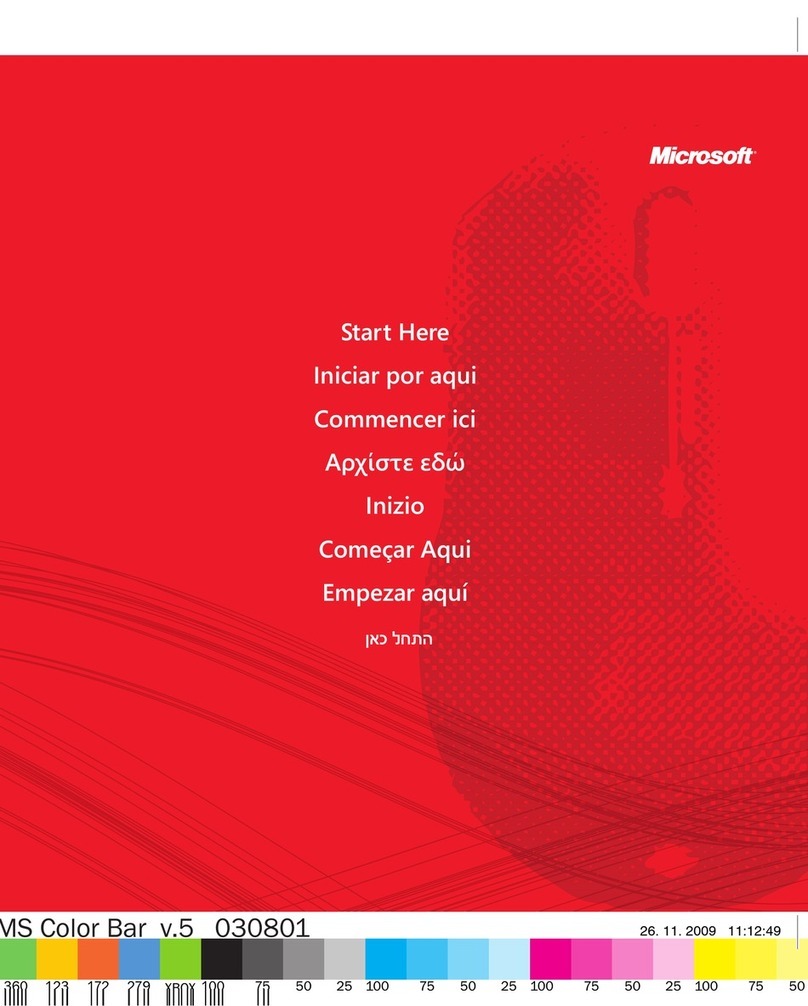 Microsoft Mouse Instruction Manual