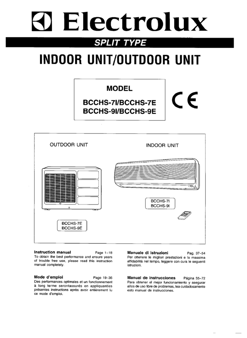 Electrolux BCCHS-7I User manual Electrolux BCCHS-7I User manual