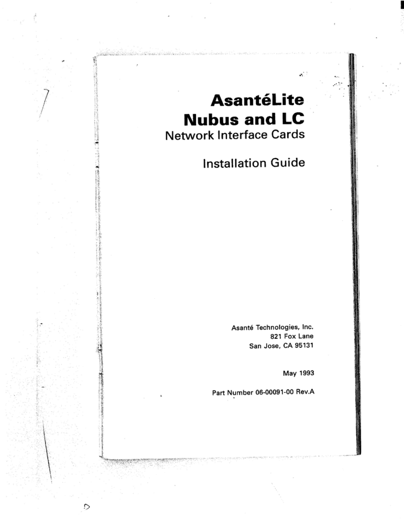 Asante AsanteLite User manual