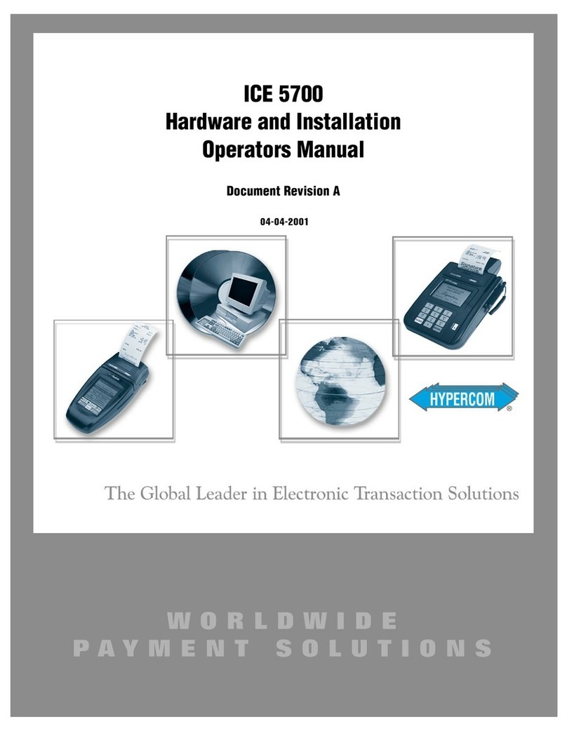 Hypercom ICE 5700 User manual