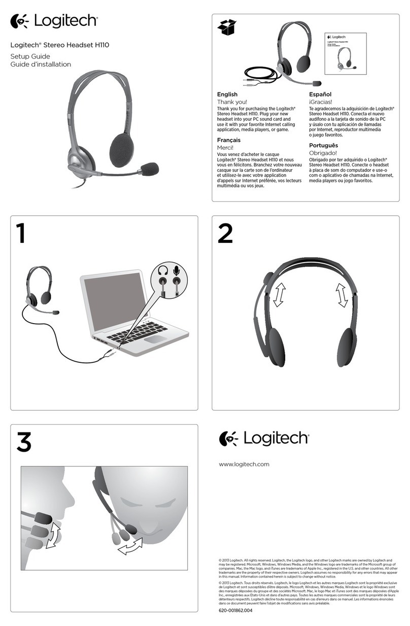 Logitech H110 User manual
