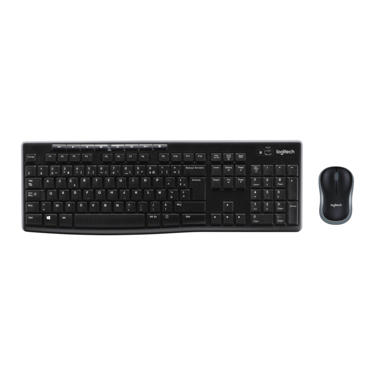 Logitech Combo MK270 User manual