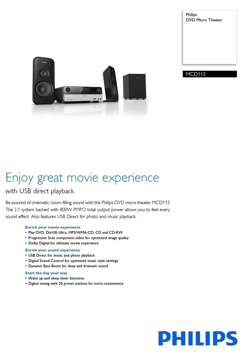 Philips MCD113 User manual