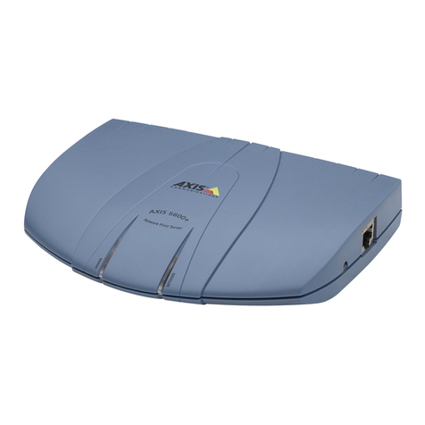 Axis 5400+ User manual