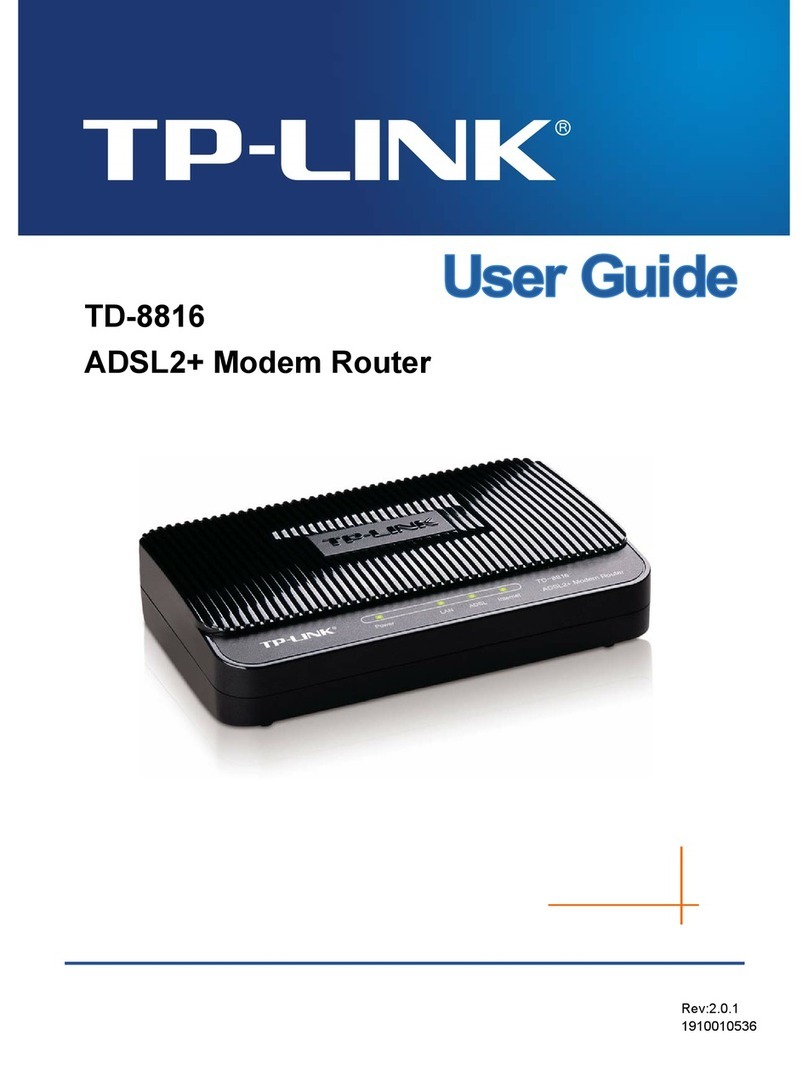 TP-Link TD-8816 User manual