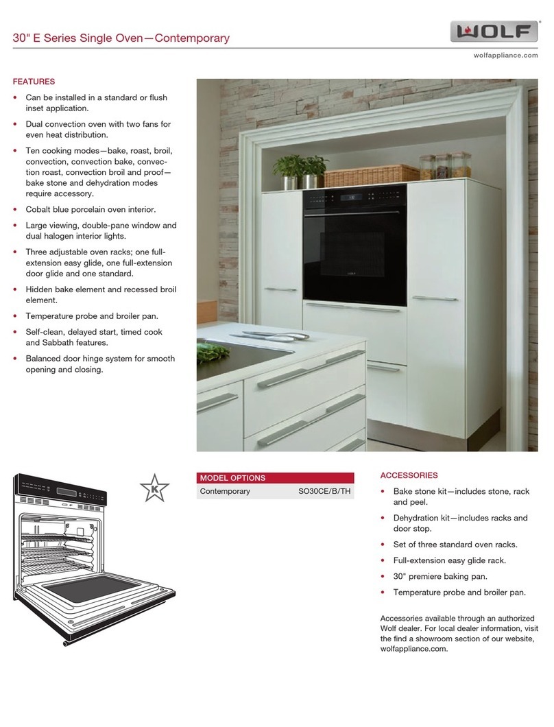 Wolf SO30TH User manual