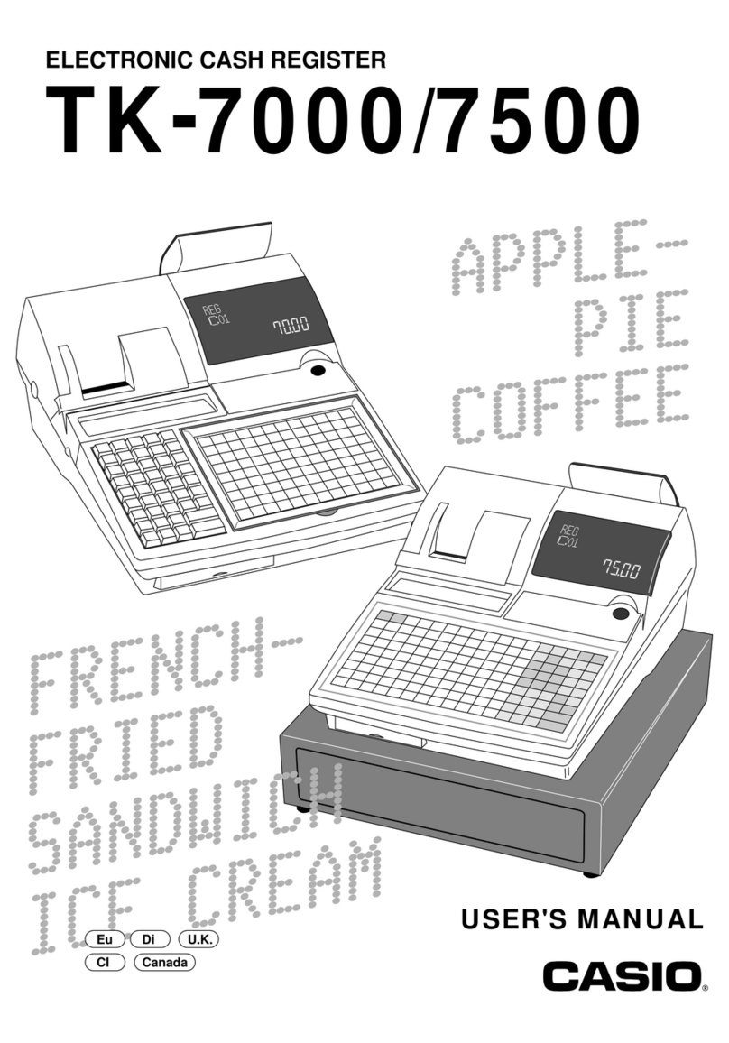 Casio TK-7000 User manual