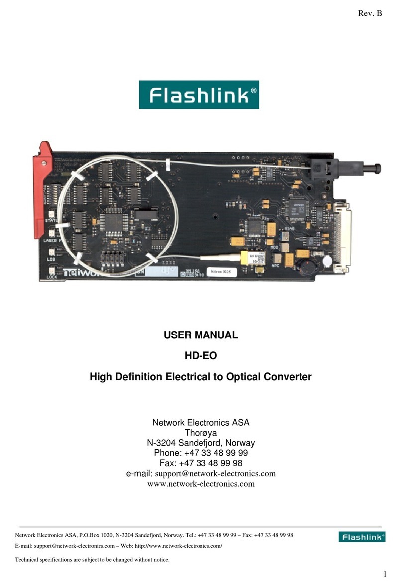 Network Electronics HD-EO User manual