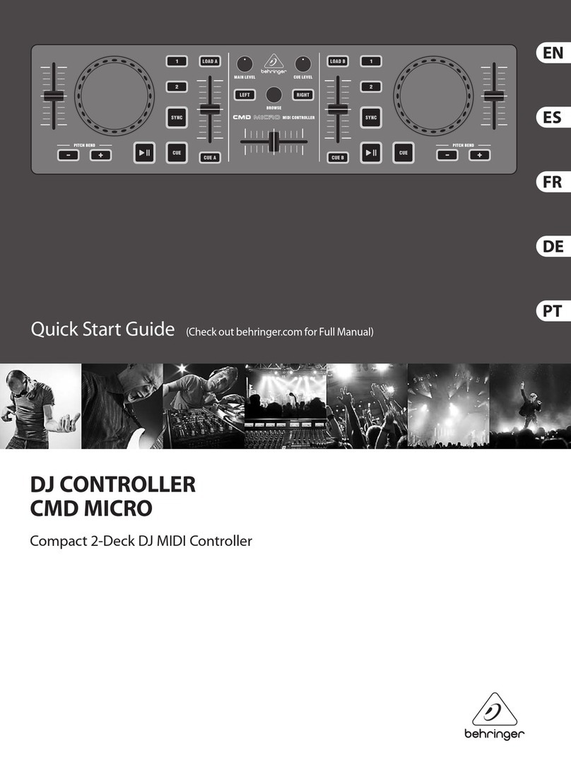 Behringer CMD Micro User manual