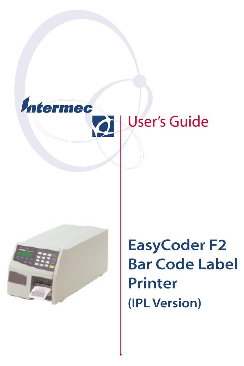 Intermec EasyCoder F2 User manual