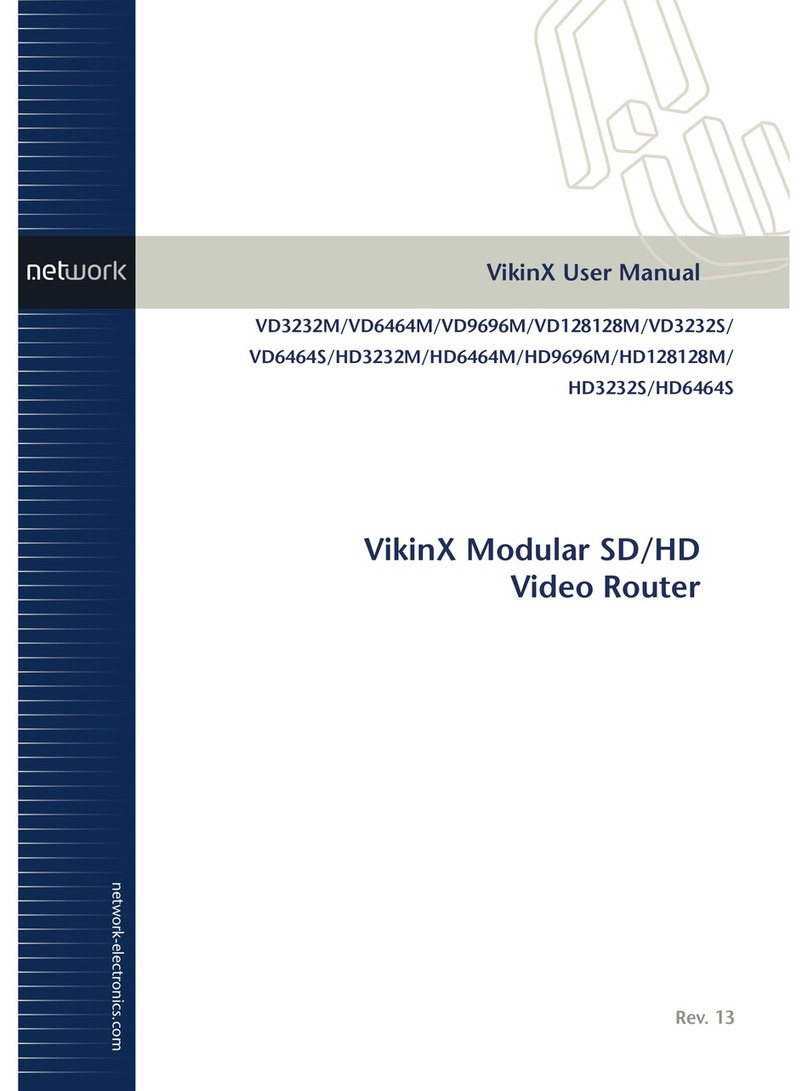 Network Electronics VikinX VD3232M User manual