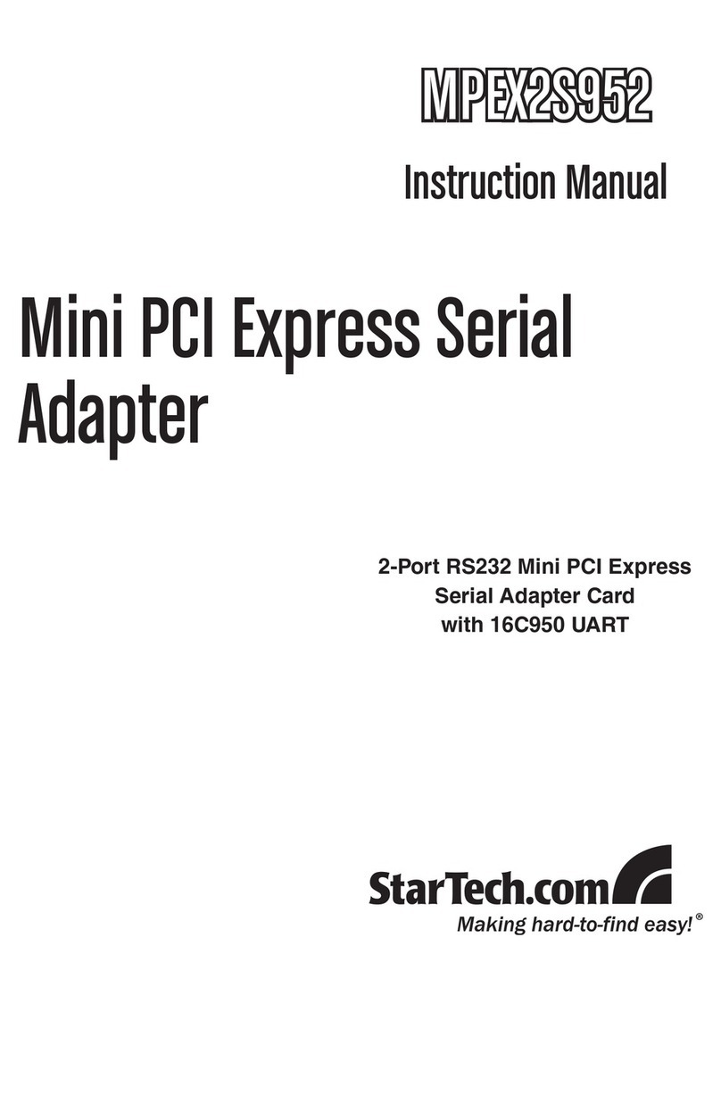 StarTech.com MPEX2S952 User manual