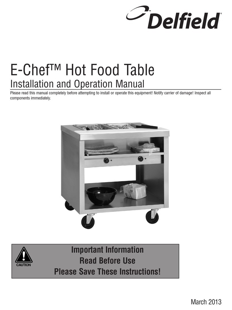 Delfield E-Chef User manual