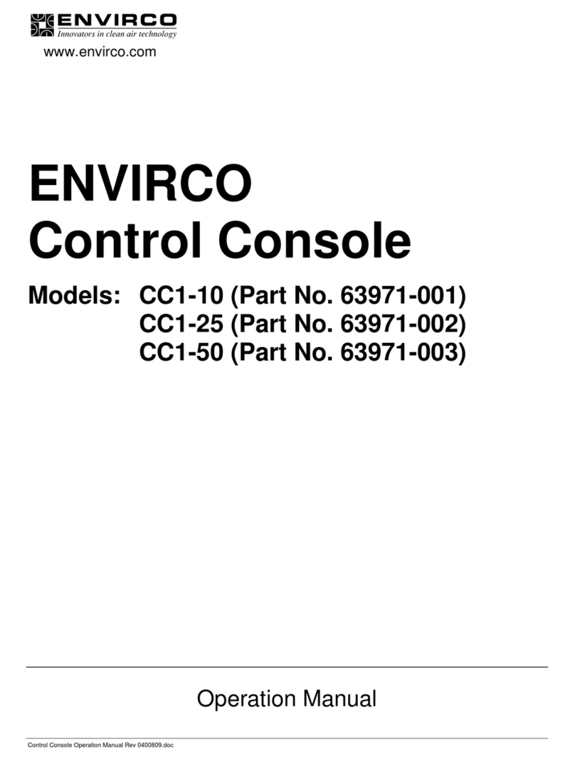Envirco CC1-10 User manual