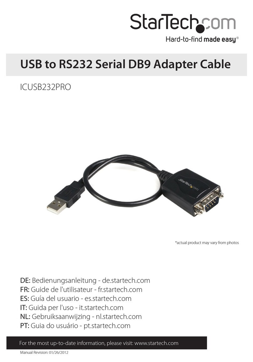 StarTech.com ICUSB232PRO User manual