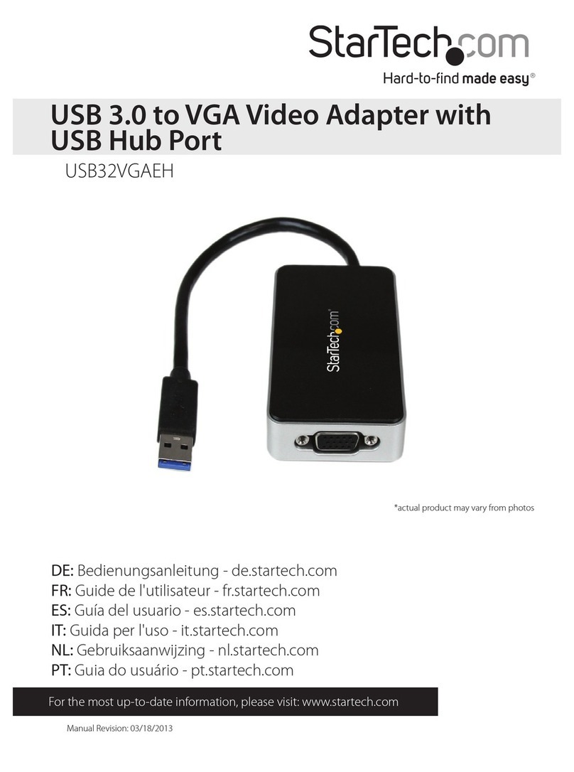 StarTech.com USB32VGAEH User manual