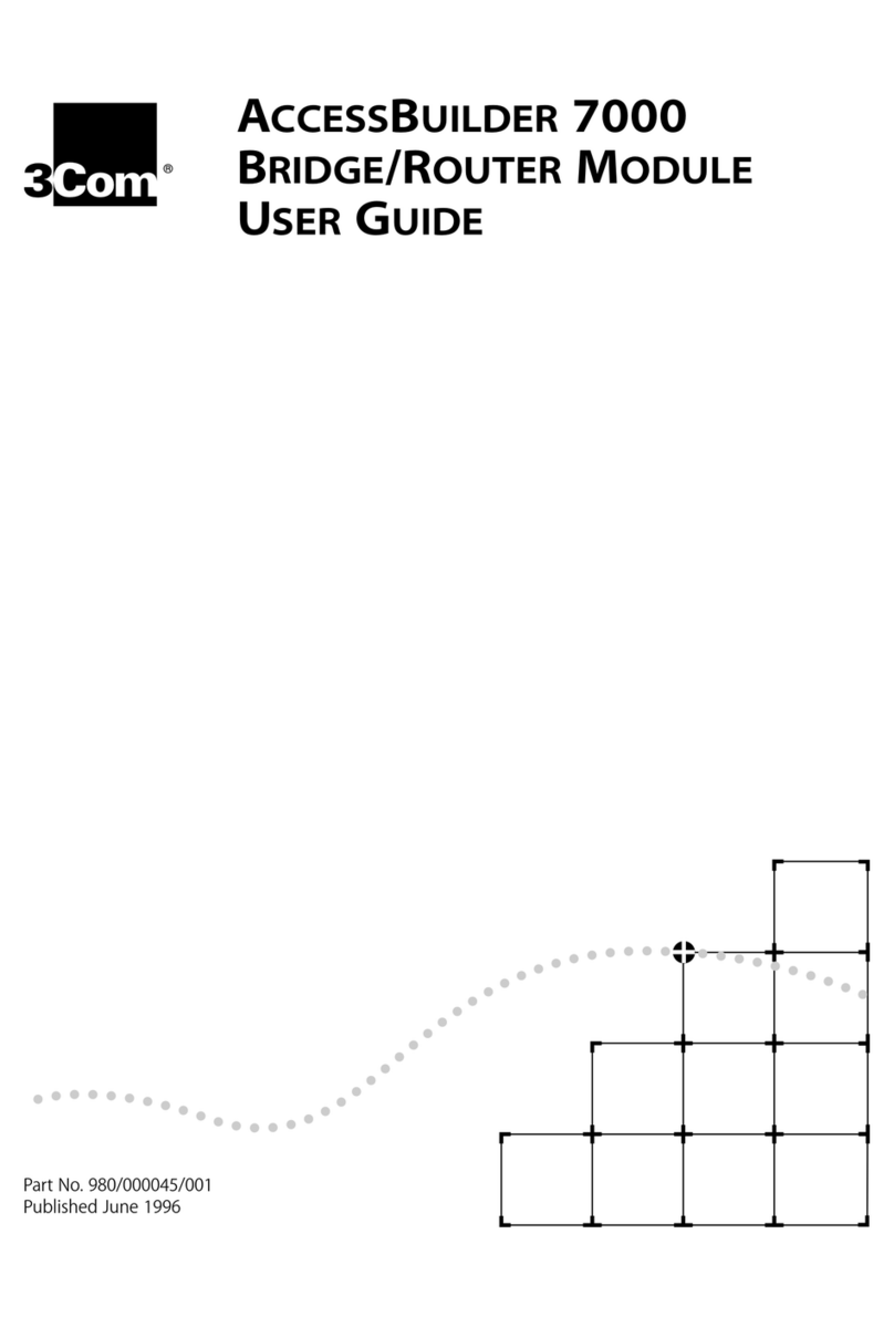 3Com Access Builder 7000 User manual