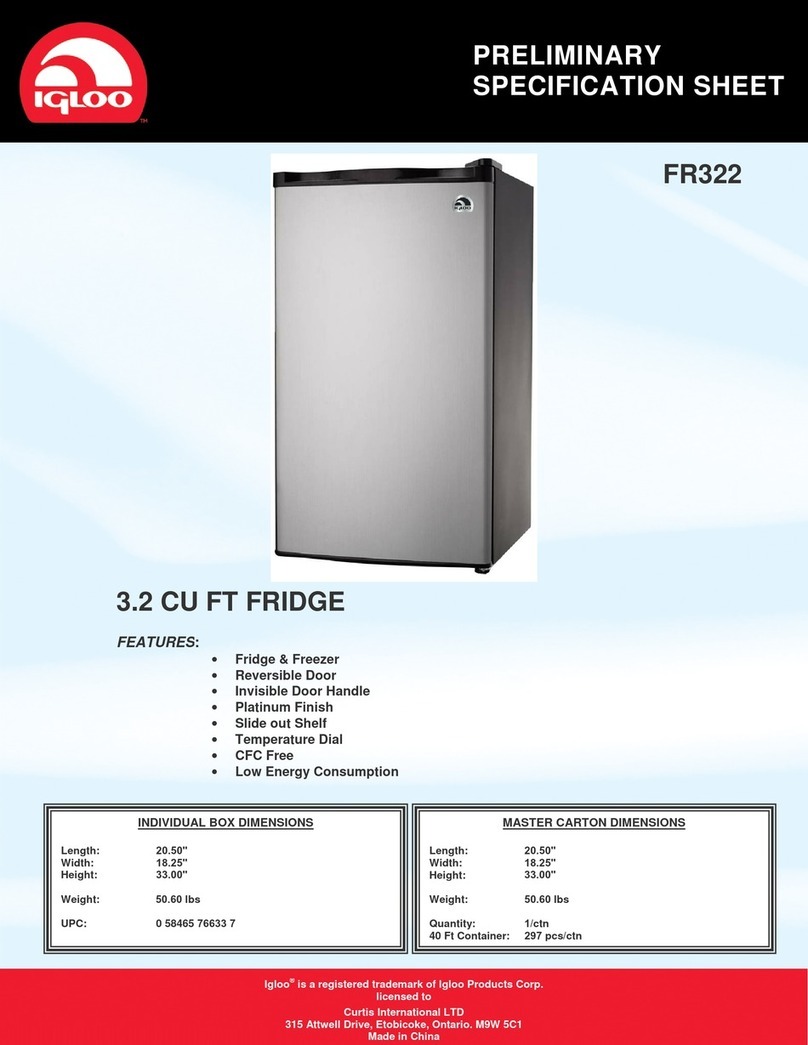 Igloo FR322 User manual
