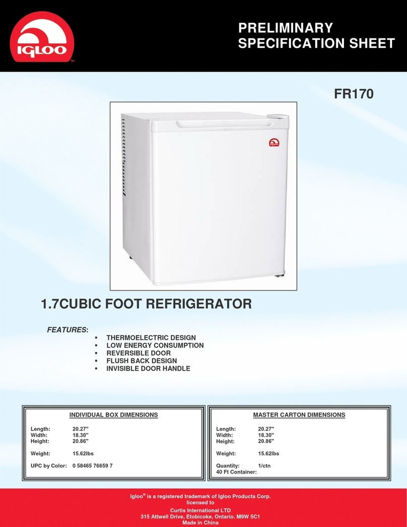 Igloo FR170 User manual