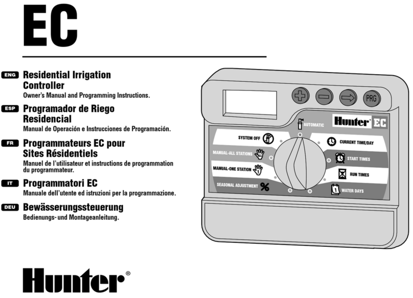 Hunter EC User manual