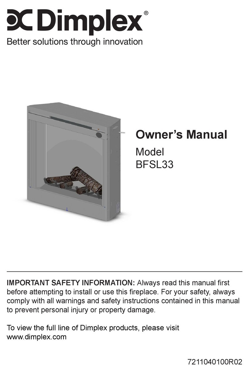 Dimplex BFSL33 User manual