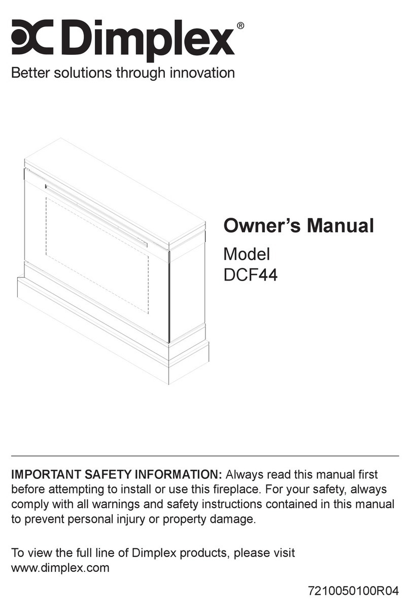 Dimplex DCF44 User manual