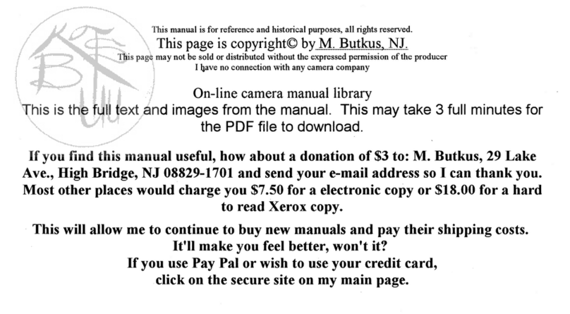 Contax T2 User manual