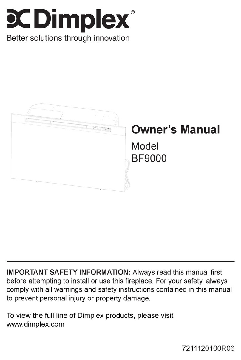 Dimplex BF9000 User manual Dimplex BF9000 User manual