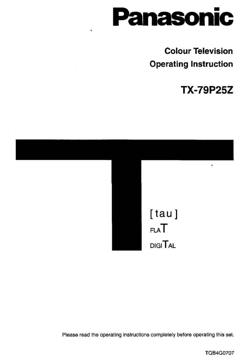 Panasonic TX-79P25Z User manual