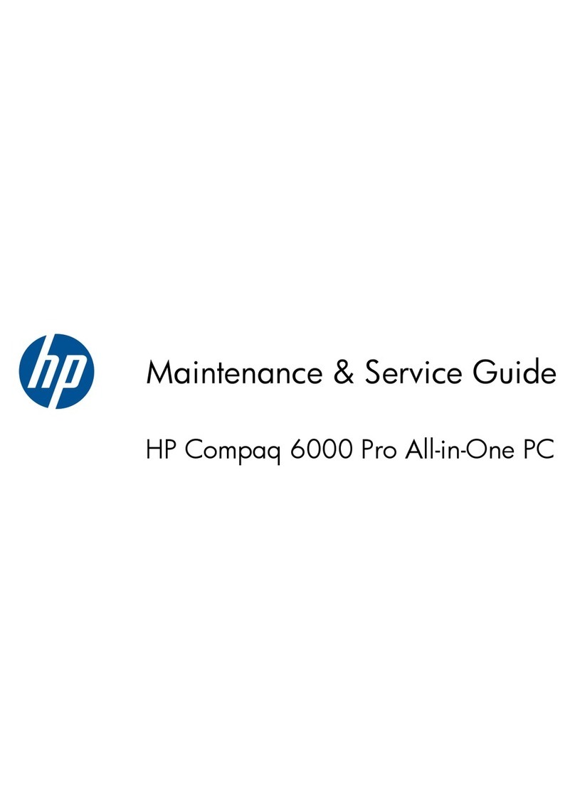 HP Compaq 6000 Pro SFF User manual