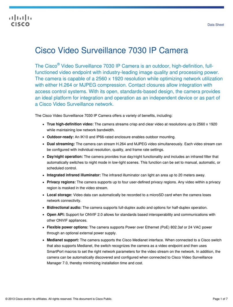 Cisco 7030 User manual