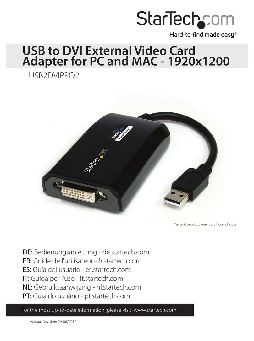StarTech.com USB2DVIPRO2 User manual