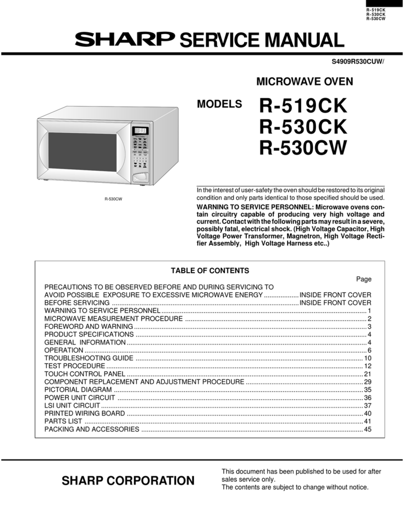 Sharp R-519CK User manual