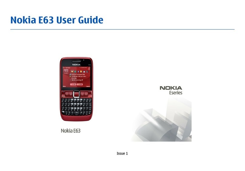 Nokia E63 User manual